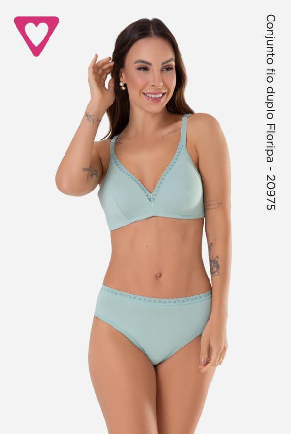 Conjunto Fio Duplo Florida