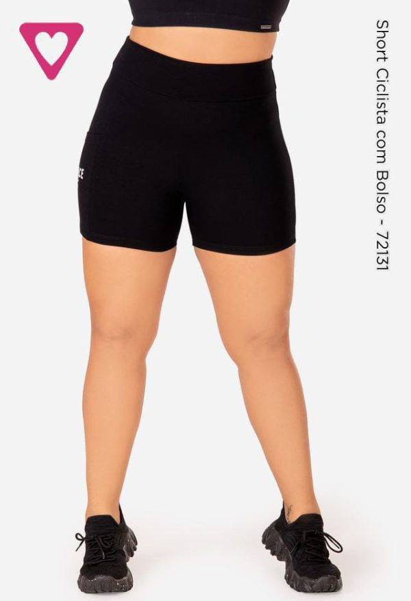 shorts ciclistas con bolso